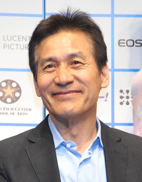 韓国国民的俳優でアシアナ国際短編映画祭実行委員長のアン・ソンギ。